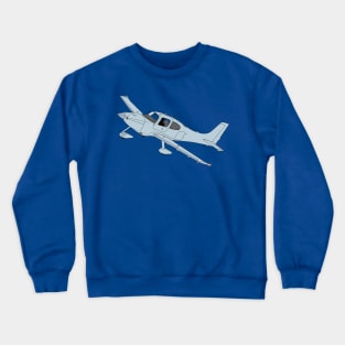 Cirrus SR22 Aircraft Illustration Crewneck Sweatshirt